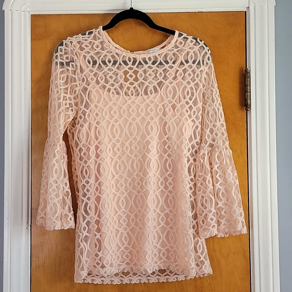 2 piece peach top